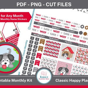 Aloha Luau Hobonichi Cousin A5 Printable Daily Sticker Kit ALA5HW 5.8x8 ...
