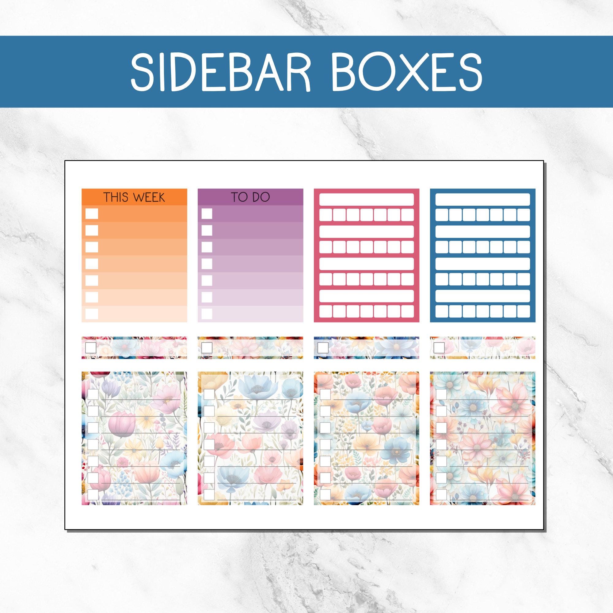 KIT 210 | Boho Floral Add on Kit - Boxes and Labels | 1.5 Inch ...