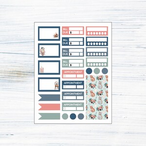 HP Mini Weekly - Floral Fall Printable Weekly Sticker Kit for Happy ...