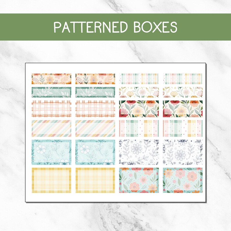 Kit Labels KIT 208 | Sweet Spring Add on Kit - Boxes and Labels | 1.5 Inch ...