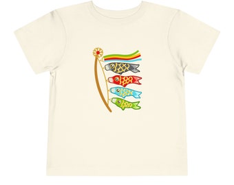 Boy's Day Fish Flag Toddler Shirt Koinobori Kids T-Shirt Boys Day Koi Fish Flag Tee Kids Koinobori Fish Flag Shirt for Kids Koinobori TShirt