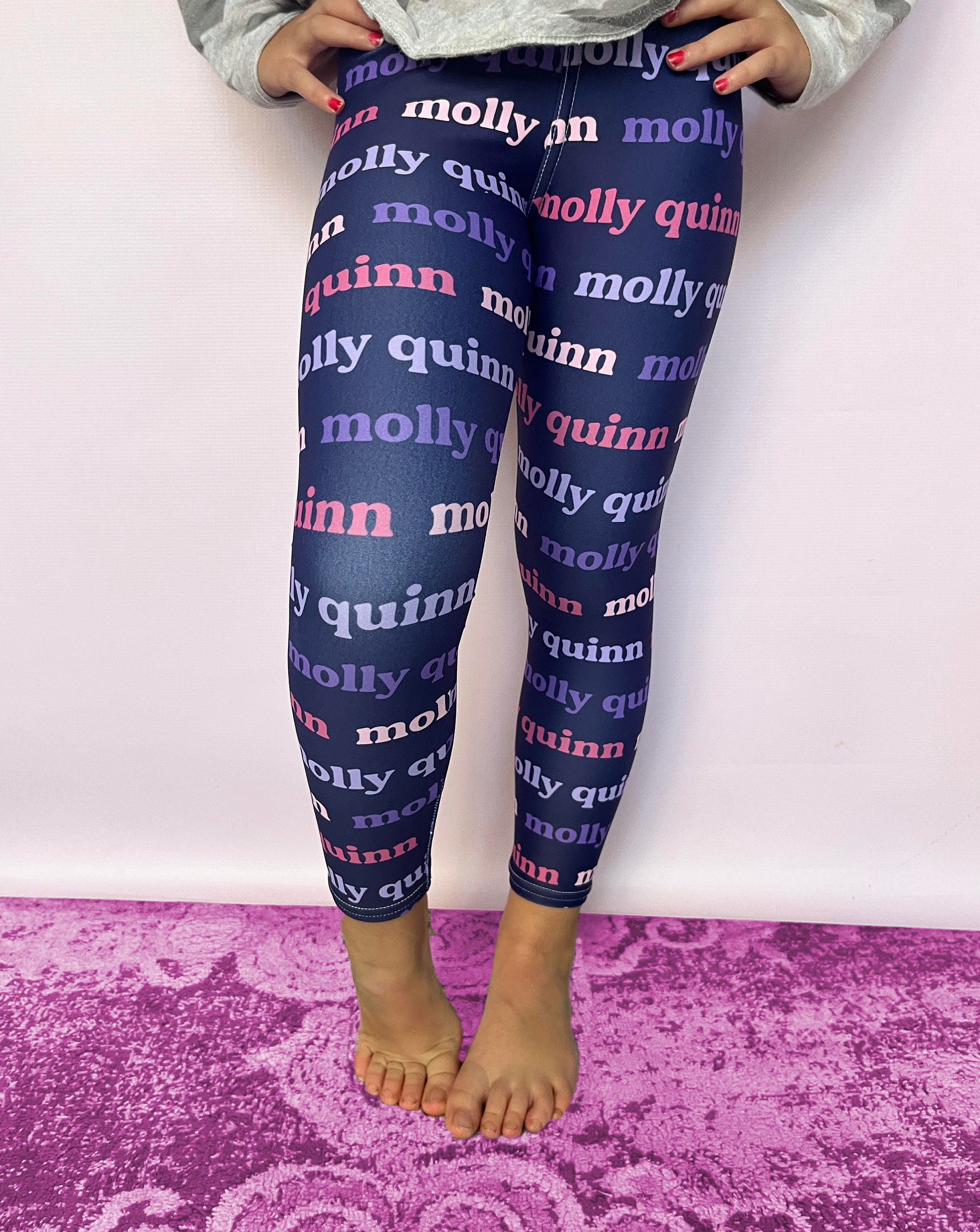 Monogrammed Girls Leggings