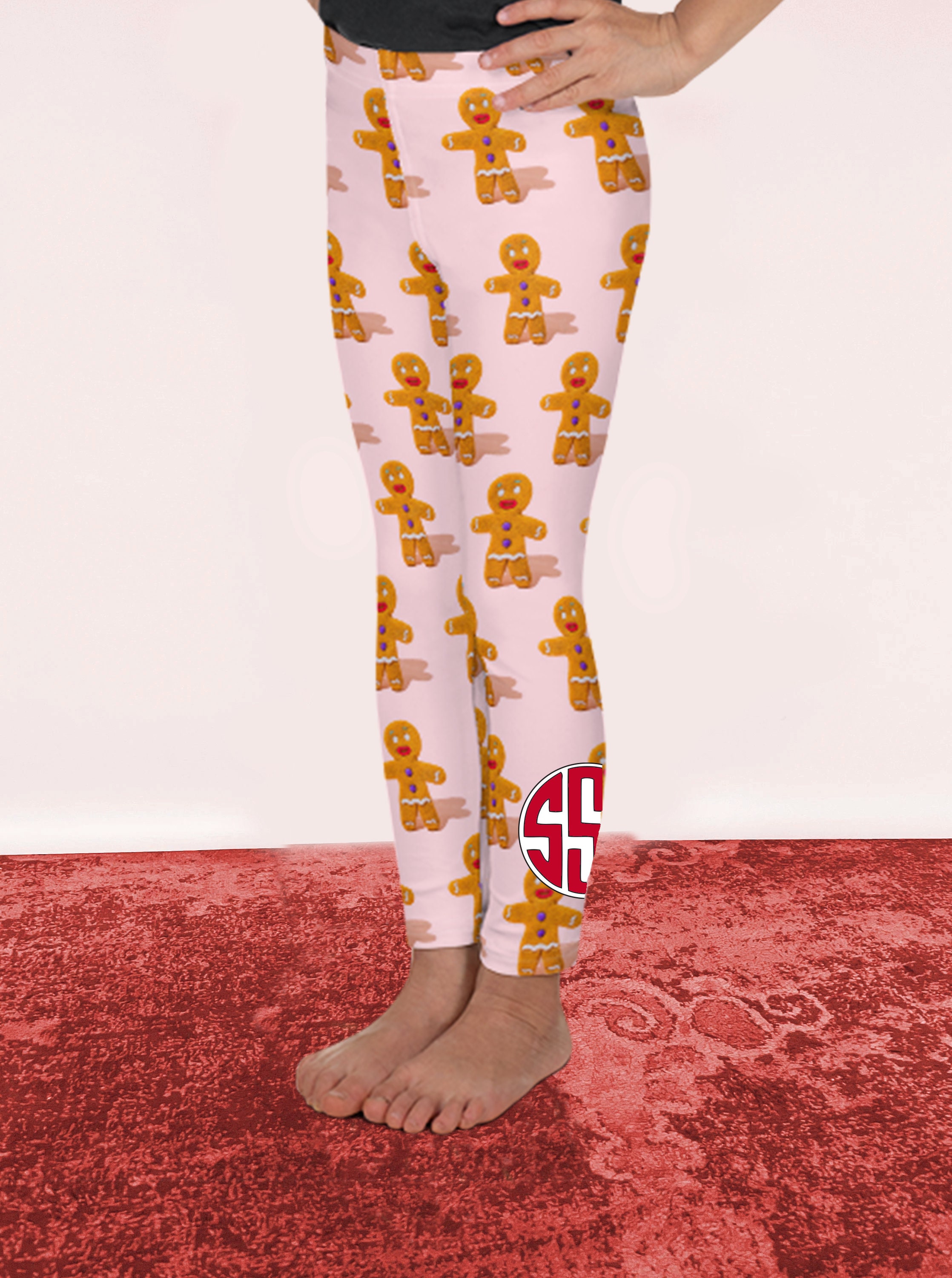 Christmas Gingerbread Man Leggings