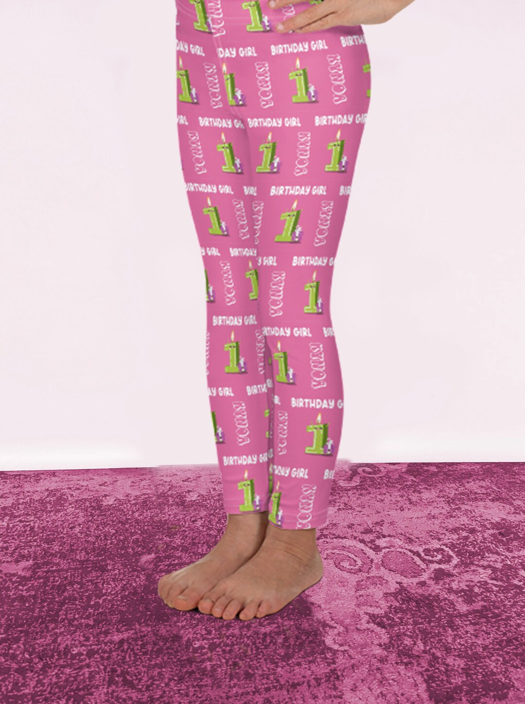 Birthday Pattern Print Women Leggings