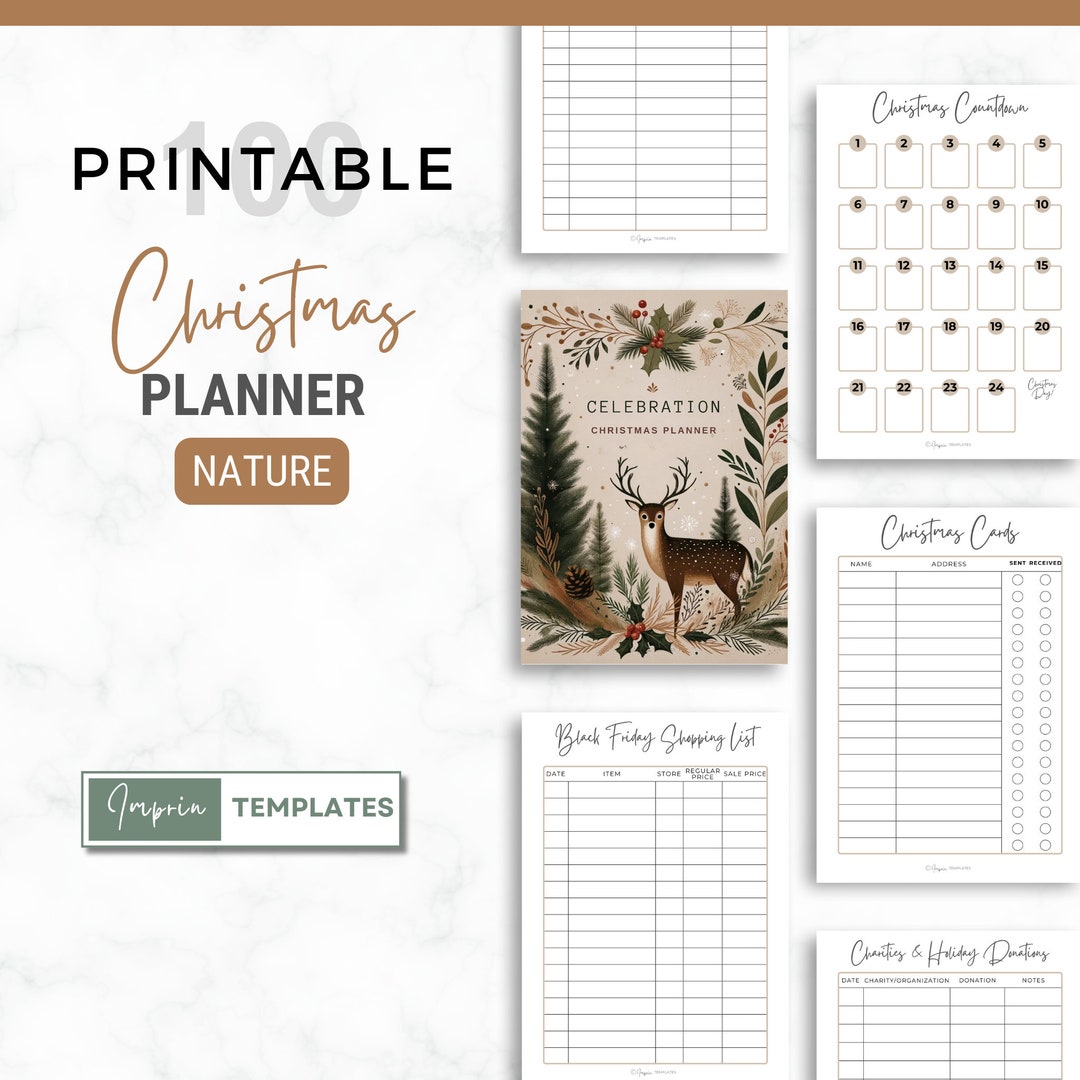 2023 Christmas Planner Printable - Your Ultimate Holiday Organizer ...