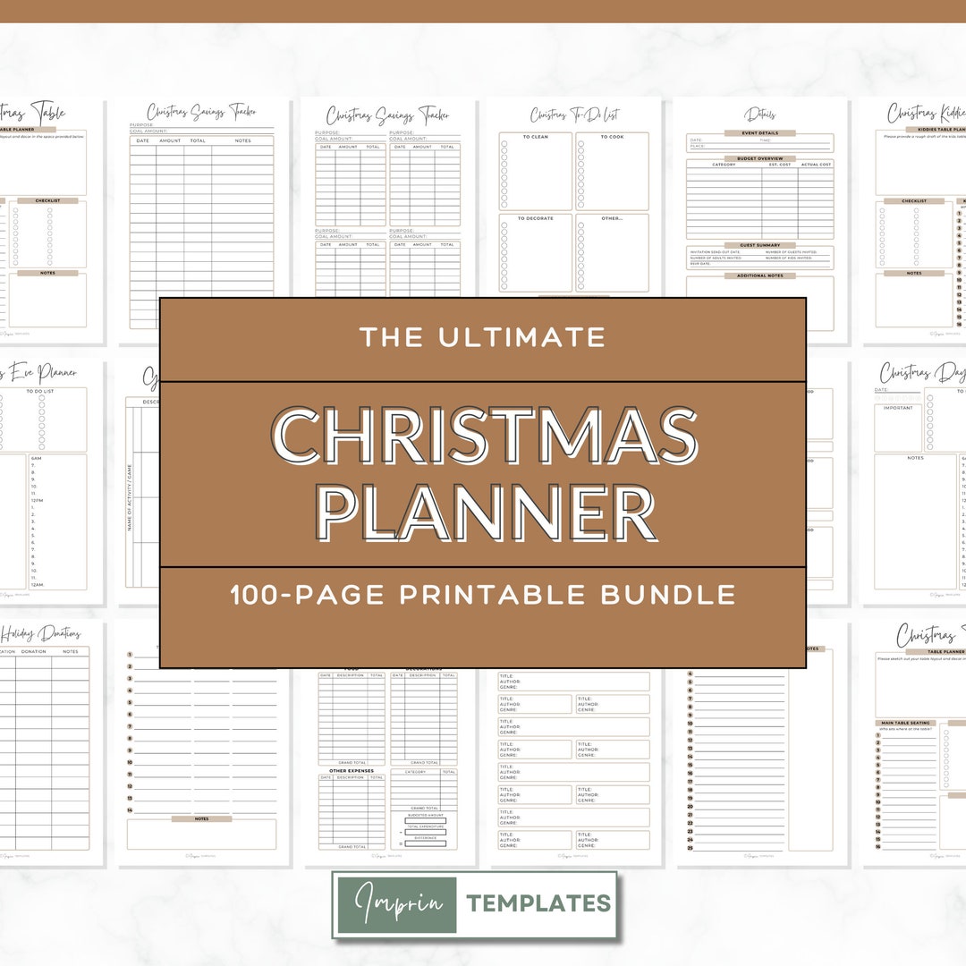 2023 Christmas Planner Printable - Your Ultimate Holiday Organizer ...