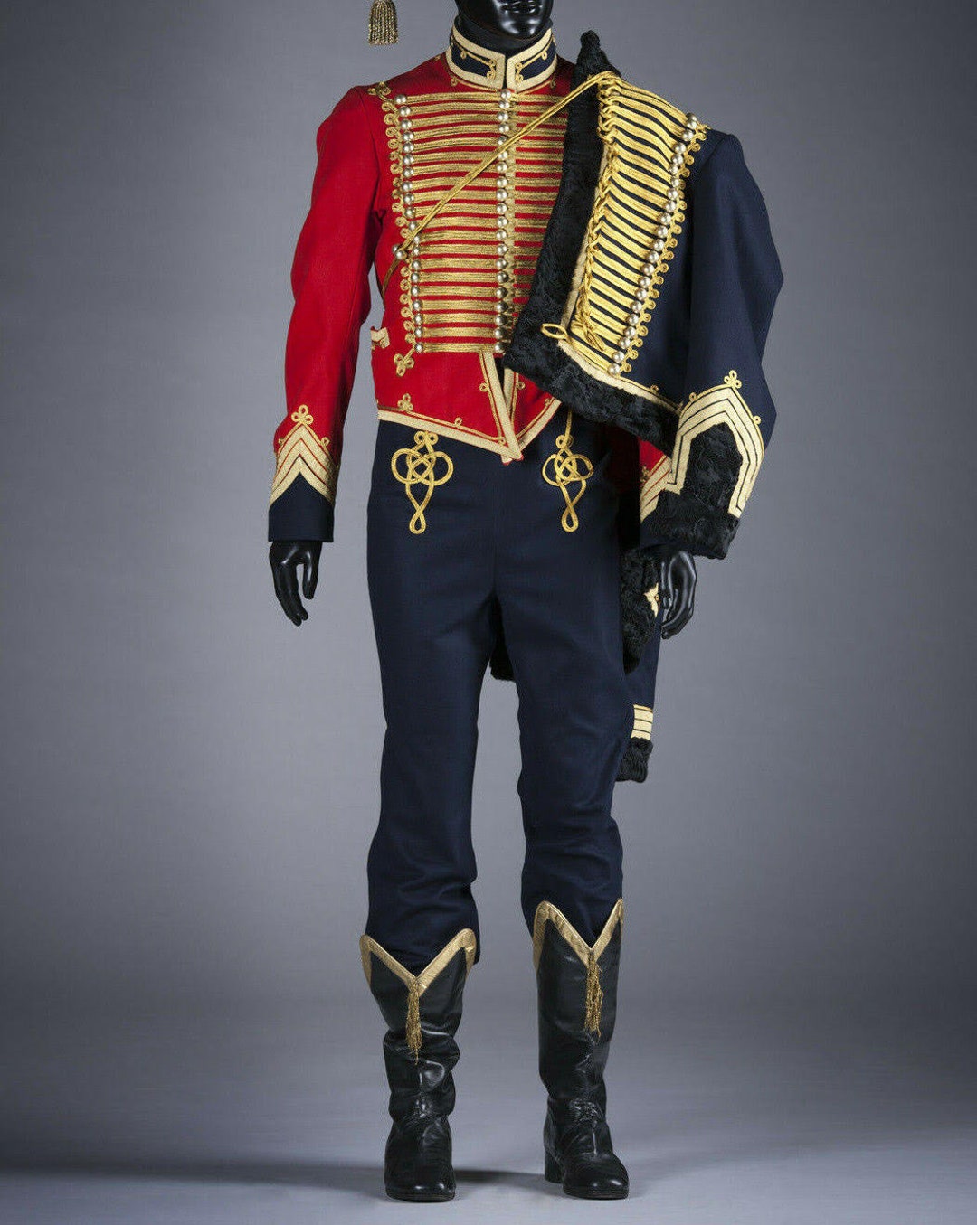 Napoleonic Hussar Uniform Miltary Style Tunic Pelisse Jimmi Etsy Canada