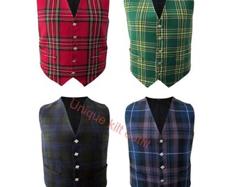 Gilet tartan | Etsy Italia