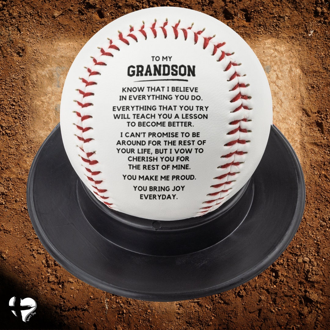 I Can Promise To Love You For The Rest Of Mine - Family Baseball - Gift For Grandson From Grandpa