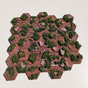 Terraforming Mars hand made 3D forest tiles