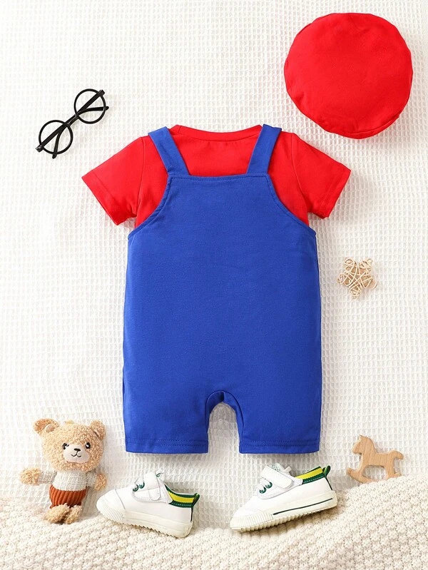 Dress For Baby Boy In Red Color Terry Stuff main image 1