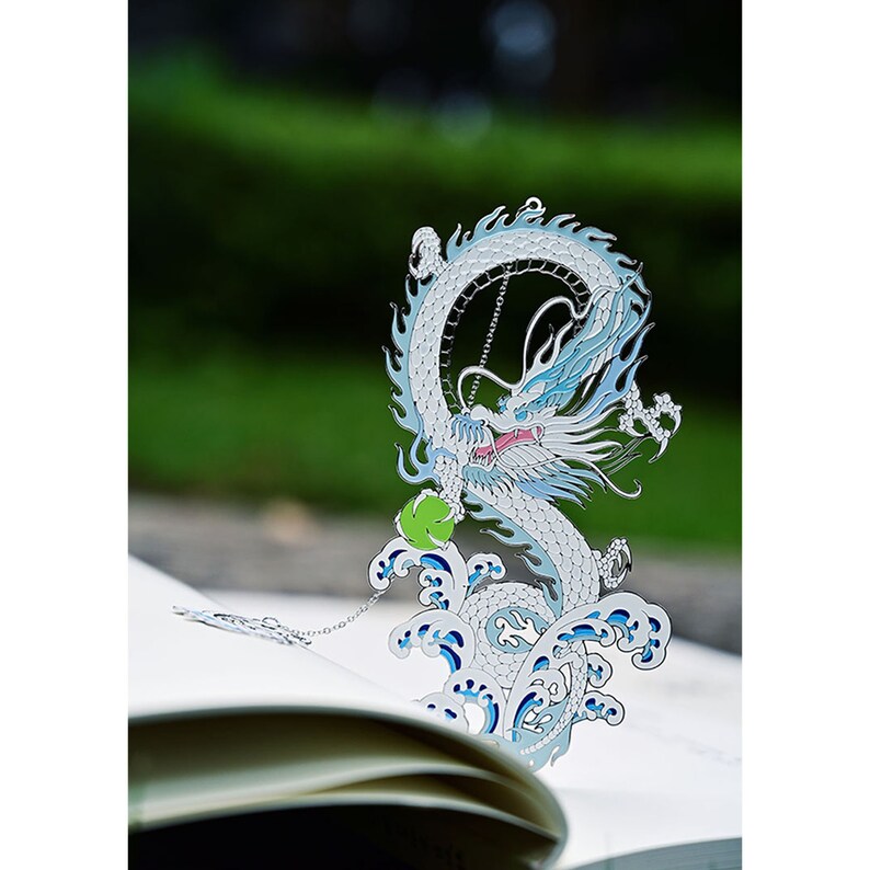 Dragon Bookmarks Metal Bookmarks Classical Chinese Style Etsy