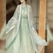 Women Green Hanfu Dress, Spring Fairy Hanfu Clothing, Chinese Style ...