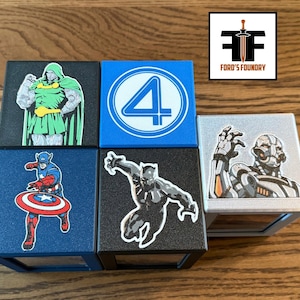 Superhelden MTG Commander deckbox - magnetische klikdeksel