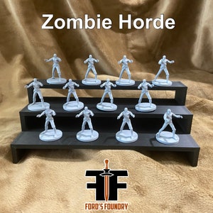 Zombie Horde RPG Miniature Sets - Resin 3D Print - MZ4250 - Primed Ready to Paint
