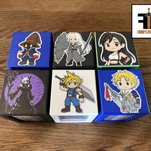 Final Fantasy MTG Commander Deck Box - Magnetic Snap Lid