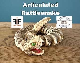 Rattlesnake Articulated Model - Raki Box Design - Reptile