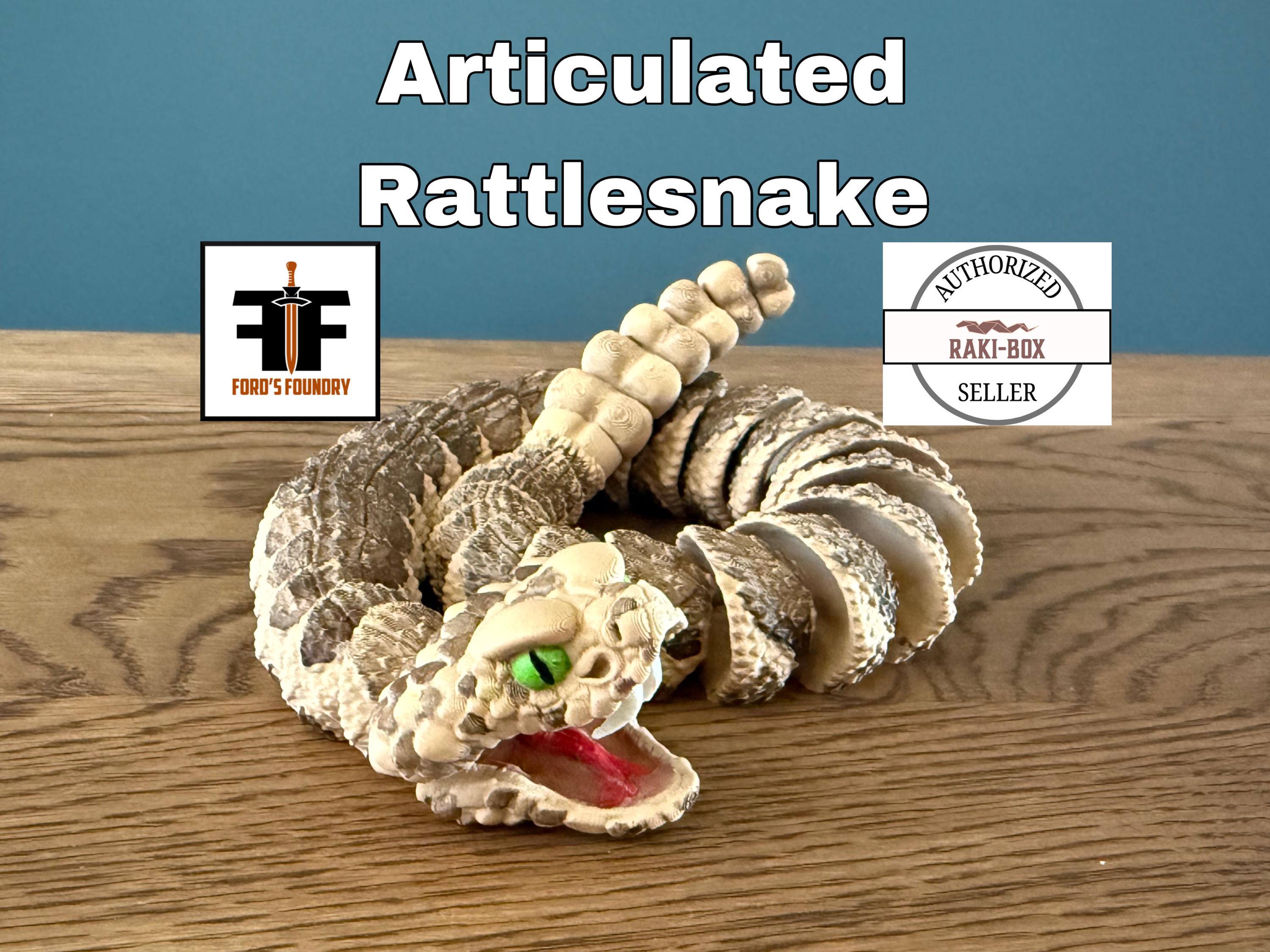 Rattlesnake Articulated Model - Raki Box Design - Reptile