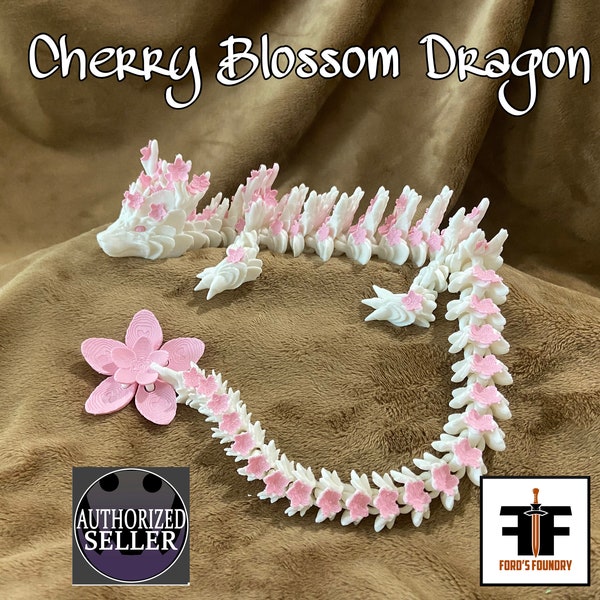 Cherry Blossom Dragon 18” - Cinderwing3D Design