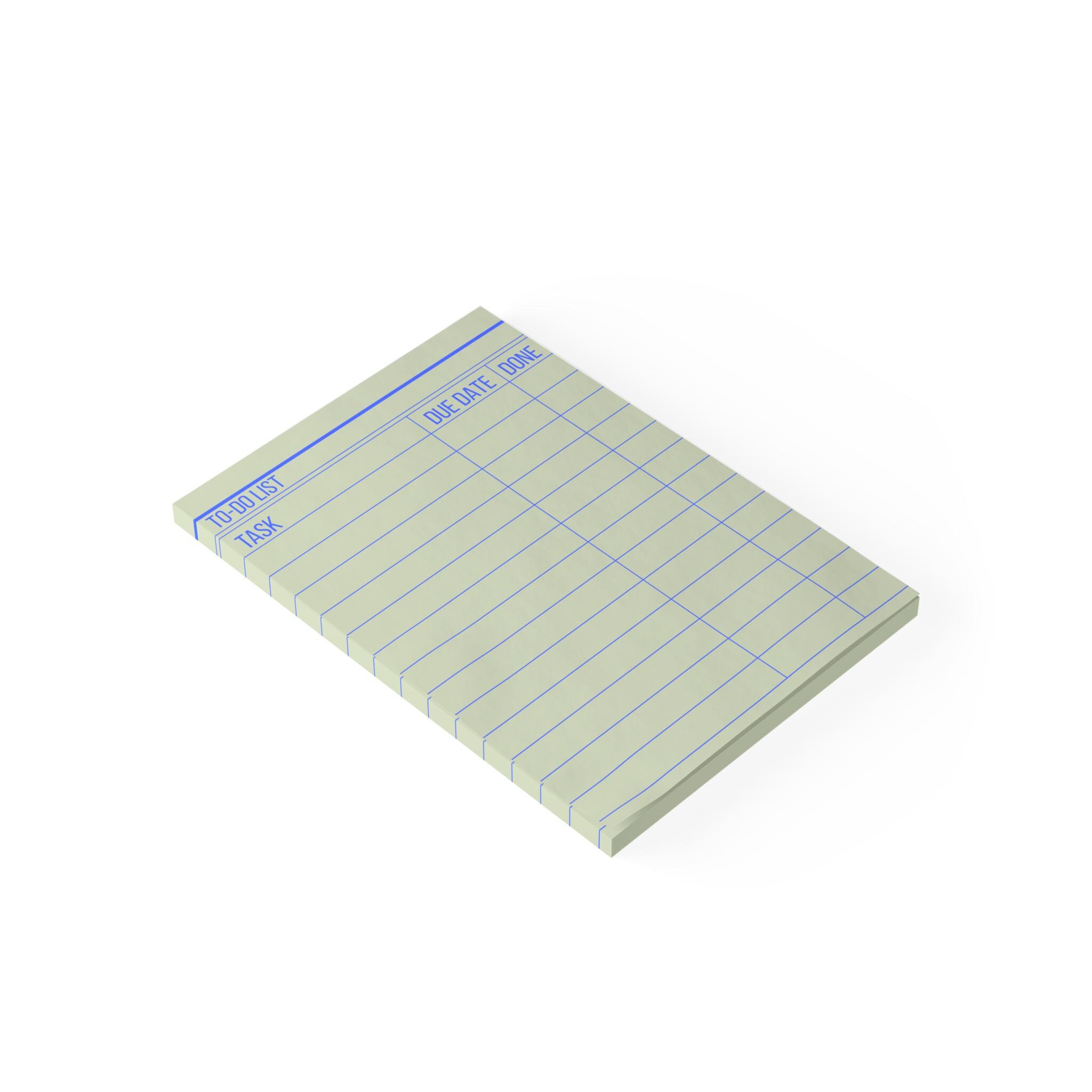 To-do List Notepad I Post-it Note Pads | Task Tracker, Due Date Columns ...