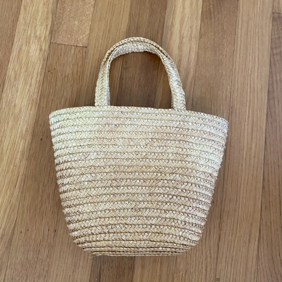 60s Vintage Orange Fish Woven Straw Kids Purse - image 3