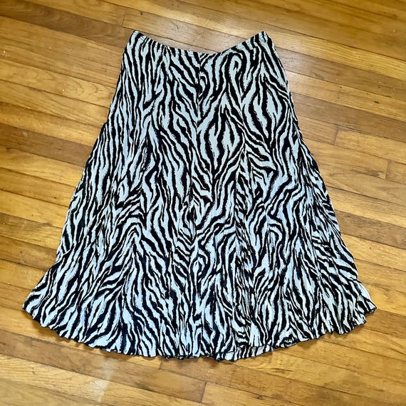 Zebra print skirt xl cheap