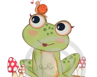 Cute Frog Clipart Frog PNG Green Tree Frog Print for - Etsy Cute Frog Clipart Frog PNG Green Tree Frog Print for - Etsy