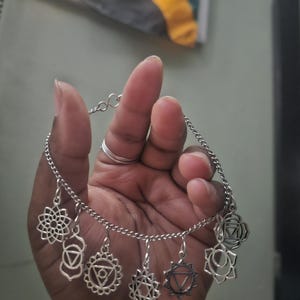 Beautiful Chakra charm bracelet