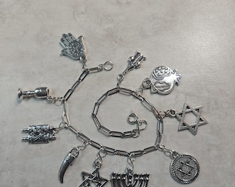Pulseira de pingentes Judaica