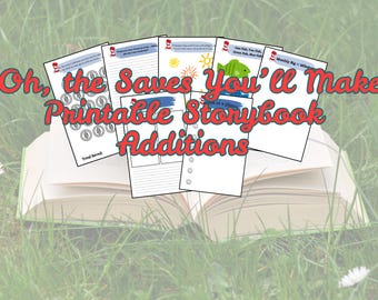 Oh, the Saves You’ll Make Printable Storybook Insert Pages | Dr. Seuss-Inspired Savings Trackers, Journal Prompts, and More
