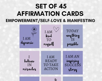Affirmation Cards Printable | Etsy