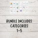 Category Sorting Bundle 1-5, Speech Therapy, Sorting Objects Into ...