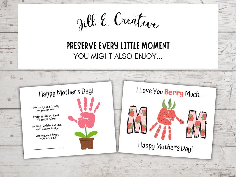 Mothers Day Handprint Flower Craft, I Love Mom Bee-cause Keepsake Art ...
