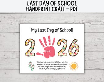 Handafdruk laatste schooldag, 2026, handafdruk kunst einde schooljaar, kleuterschool handafdruk gedicht zomer