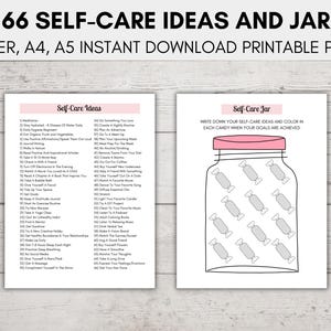Self Care Checklist Printable Bundle, 11-pack, Self Reflection, Self ...