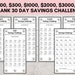 A6 Savings Challenge Printable, Savings Challenge Bundle, A6 Sized Mini ...