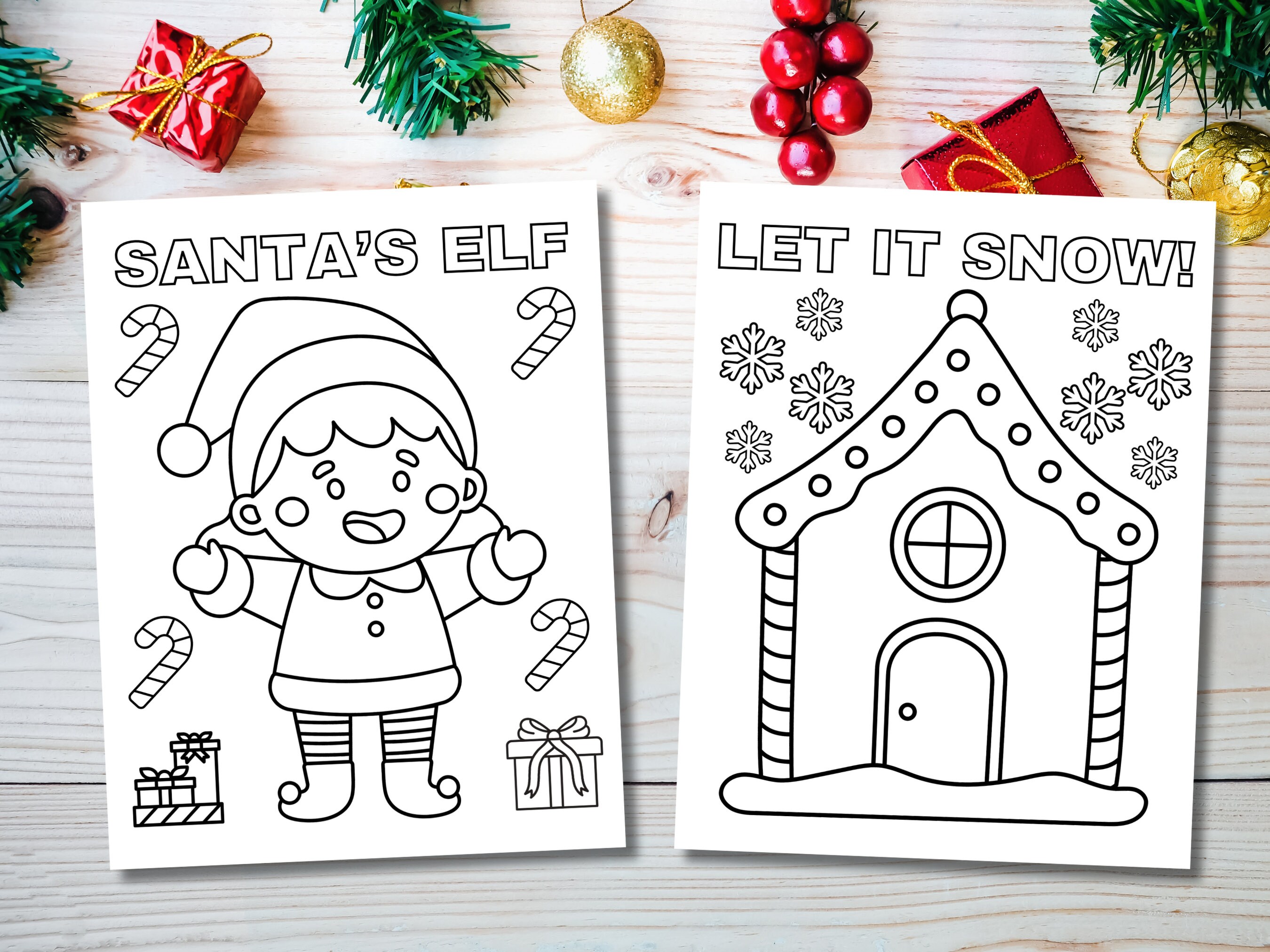Letter to Santa PRINTABLE, Kids Letter to Santa, Santa Letter, Coloring ...