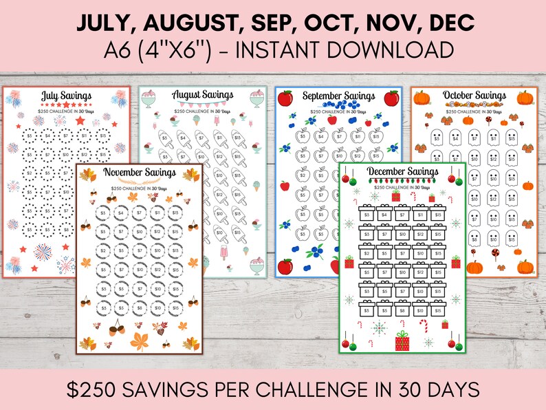 Savings Challenge Printable, Savings Challenge Bundle, 100 Envelope ...