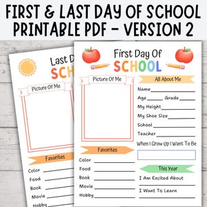 First Day of School Interview, Back to School Printable, Back to School Interview, All About Me Printable, Interview Template for Kids VS2