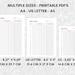 Sleep Tracker Printable PDF, Sleep Journal Monthly, Sleep Tracker ...