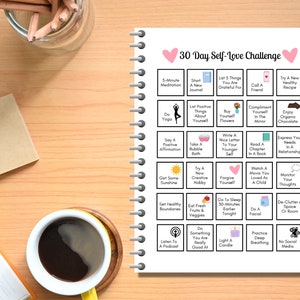 30 Day Self-love Challenge Printable PDF, Self Love Challenge 30 Day ...