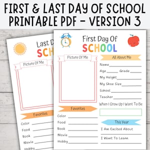 First Day of School Interview, Back to School Printable, Back to School Interview, All About Me Printable, Interview Template for Kids VS3