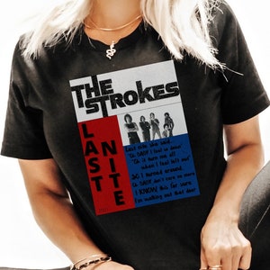 The strokes t shirt etsy new arrivals