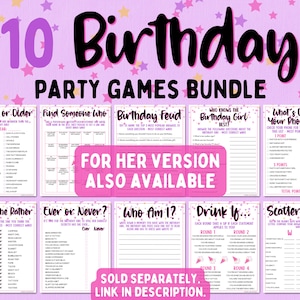 80th Birthday Party Games Bundle Born in 1944 Games 80th Birthday Games Fun Printable Games Party Games Adult Games Family Game image 8