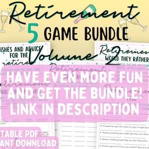 Retirement Party Game | Retirement Feud Game | Retirement Family Feud Game | Fun Printable Party Game | Funny Adult Retiree Trivia Game image 6