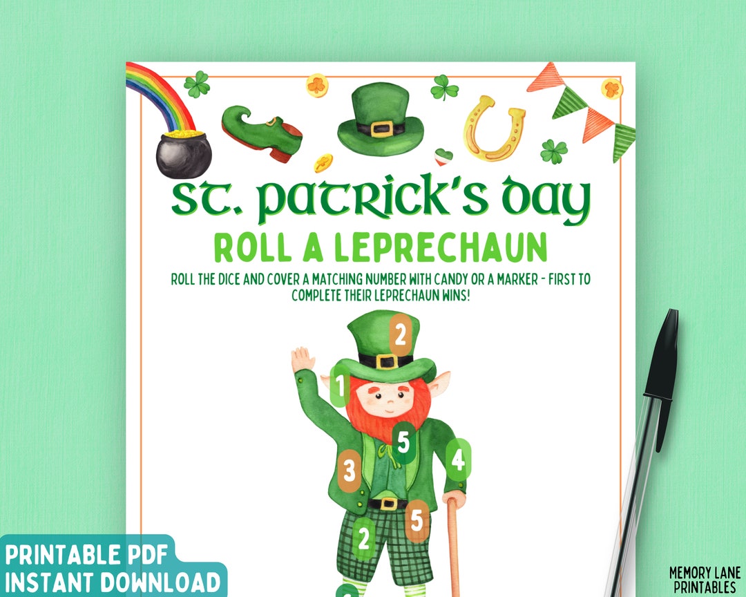 Roll a Leprechaun Mom Wife Busy Life
