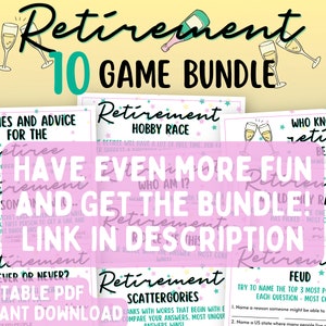 Retirement Party Game | Retirement Feud Game | Retirement Family Feud Game | Fun Printable Party Game | Funny Adult Retiree Trivia Game image 7