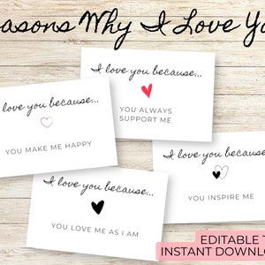 All the Reasons Why I Love You Journal - Treasures & Delights, Etc.