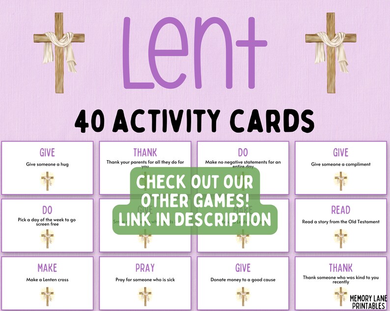 Lent Bible Verses Game | Lenten Games | Lent Activities | Lent Church ...