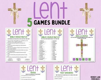 Bundel met uitgeleende games | Vastenspelletjes | Vaste activiteiten | Vastentijd kerkspellen | Bijbelspellen | Leuke afdrukbare games | Familiespellen | Kinderspellen